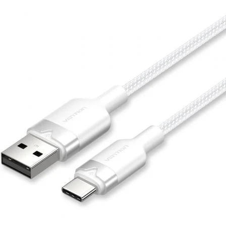 Vention Cable USB 2.0 Tipo-C a USB-A CTNWF Blanco 1m 60W Vention Cable USB 2.0 Tipo-C a USB-A CTNWF Blanco 1m 60W